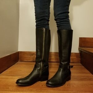 Frye Black Leather Boots